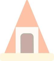 conception d'icône vectorielle pyramides nubiennes vecteur