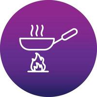 icône de vecteur de casserole