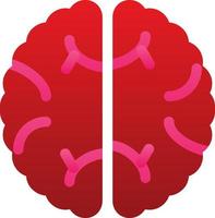 conception d'icône de vecteur de cerveau