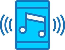 icône de vecteur d'application de musique