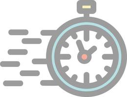 conception d'icône de vecteur de temps rapide