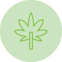 icône de vecteur de cannabis