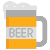 chope de bière qui peut facilement être modifiée ou modifiée vecteur