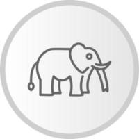 icône de vecteur d'éléphant