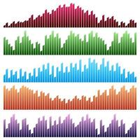 ensemble d'ondes sonores vecteur