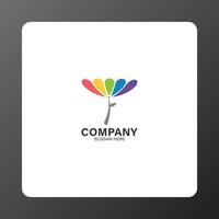 idée de design minimaliste de logo d'entreprise créative vecteur