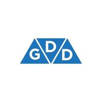 création de logo de comptabilité de réparation de crédit dgd sur fond blanc. dgd initiales créatives croissance graphique lettre logo concept. création de logo de finance d'entreprise dgd. vecteur