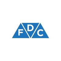 création de logo de comptabilité de réparation de crédit dfc sur fond blanc. dfc creative initiales croissance graphique lettre logo concept. création de logo de financement d'entreprise dfc. vecteur