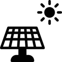 illustration vectorielle de panneau solaire sur fond.symboles de qualité premium.icônes vectorielles pour le concept et la conception graphique. vecteur