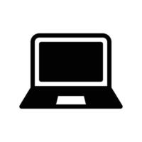 illustration vectorielle d'ordinateur portable sur fond. symboles de qualité premium. icônes vectorielles pour le concept et la conception graphique. vecteur