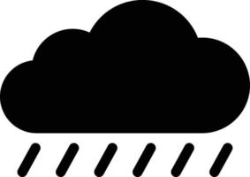 illustration vectorielle de pluie nuageuse sur fond.symboles de qualité premium.icônes vectorielles pour le concept et la conception graphique. vecteur