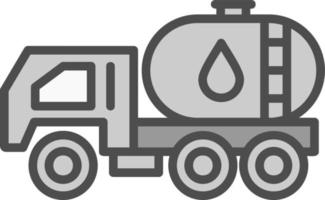 conception d'icône de vecteur de pétrolier