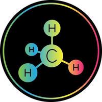 conception d'icône de vecteur de méthane