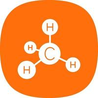 conception d'icône de vecteur de méthane