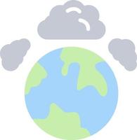 conception d'icône de vecteur de pollution atmosphérique