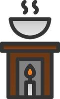 conception d'icône de vecteur d'aromathérapie
