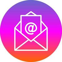 conception d'icône vecteur e-mail