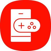 conception d'icône de vecteur de ligne de jeu mobile