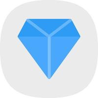 conception d'icône de vecteur de ligne de diamants