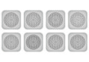 Vector Of Speaker Grill