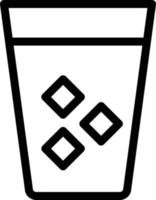 illustration vectorielle de cube de verre sur fond.symboles de qualité premium.icônes vectorielles pour le concept et la conception graphique. vecteur