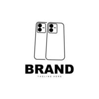 logo smartphone, vecteur électronique moderne, conception de boutique smartphone, produits électroniques