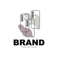 logo smartphone, vecteur électronique moderne, conception de boutique smartphone, produits électroniques