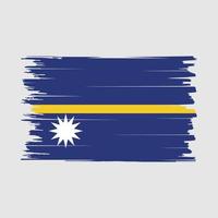 vecteur de brosse drapeau nauru