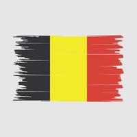 vecteur de brosse drapeau belgique