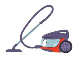 aspirateur pour le nettoyage domestique. illustration vectorielle vecteur