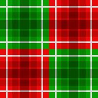 tartan arrière plan motif vert rouge sans soudure vecteur