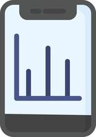 conception d'icône de vecteur de statistiques