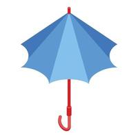icône de parapluie enfant bleu, style isométrique vecteur