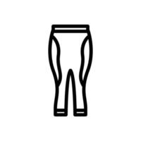 icône de leggings. symbole d'équipement de sport. conception d'icônes de leggings adaptée aux sites Web, aux appareils mobiles, aux applications mobiles et aux indépendants. icône illustration sur fond blanc vecteur