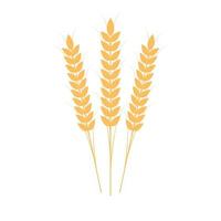 symbole du riz. vecteur de symbole de blé. fond d'écran. création de logos.