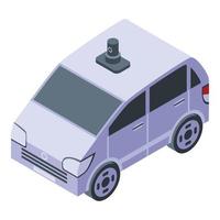 icône de taxi de voiture moderne, style isométrique vecteur