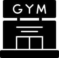 conception d'icône de vecteur de gym