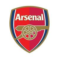 logo de l'arsenal sur fond transparent vecteur