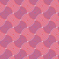modèle sans couture répéter violet cercle spirale tourbillon pnk illusion vecteur