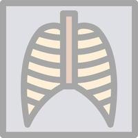 conception d'icône de vecteur de radiographie