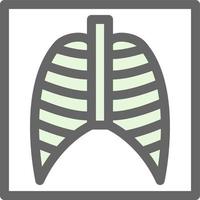 conception d'icône de vecteur de radiographie