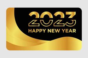 bonne année 2023 salutations vecteur