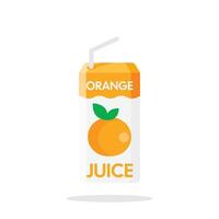 icône de jus d'orange dans un style plat. illustration vectorielle de boisson aux fruits sur fond isolé. concept d'entreprise de signe de boisson aux agrumes. vecteur