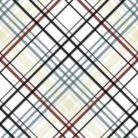Le textile sans couture à carreaux est un tissu à motifs composé de bandes entrecroisées, horizontales et verticales de plusieurs couleurs. les tartans sont considérés comme une icône culturelle de l'écosse. vecteur