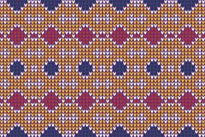illustration vectorielle motif de tricot texture vecteur motif sans couture.
