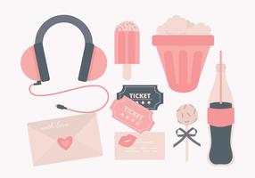 Collection Vector Cute Objects