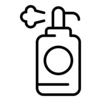 icône de vaporisateur de parfum, style de contour vecteur