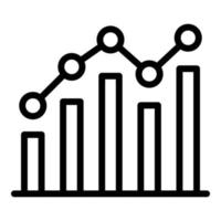 icône seo bitcoin, style de contour vecteur