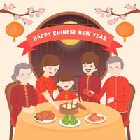 fête du nouvel an chinois vecteur