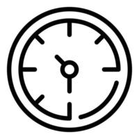 icône de gestion du temps seo, style de contour vecteur